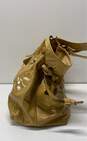 Dooney & Bourke Yellow Patent Leather Drawstring Tote Bag image number 3