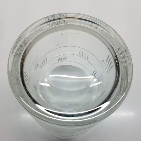 AUTHENTICATED TIFFANY & CO 10in CRYSTAL CLEAR DISPLAY POT image number 4