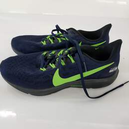 Nike Zoom Seattle Seahawks Sneakers Blue/Green Men's Size 7.5 alternative image