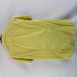 Kenneth Cole Men Button Up Short Sleeve S Chartreuse alternative image