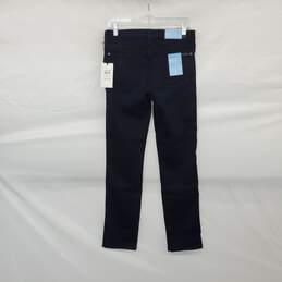 7 For All Mankind Dark Blue Cotton Blend Kimmie Straight Leg Jeans WM Size 29 NWT alternative image