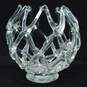 Large Art Blown Glass Candle Centerpiece Net Bowl image number 3