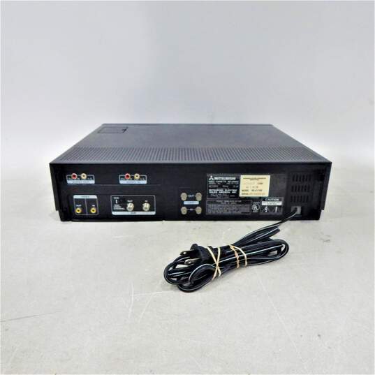 Mitsubishi Brand HS-411UR Model Stereo Video Cassette Recorder w/ Power Cable (Parts and Repair) image number 2