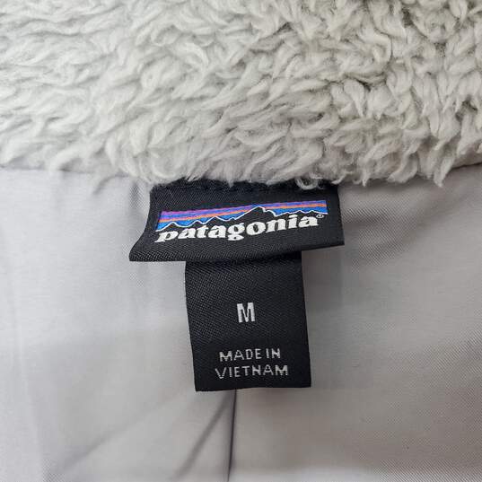 Patagonia Worn Wear Gray Fleece Full Zip Vest Women's M image number 5