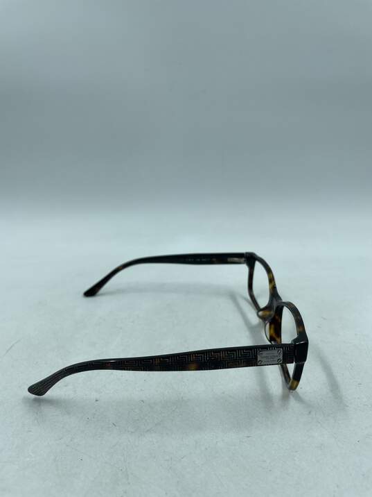 Gianni Versace Brown Rectangle Eyeglasses Rx image number 5