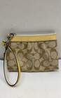 Coach Beige Pouch Wallet image number 1