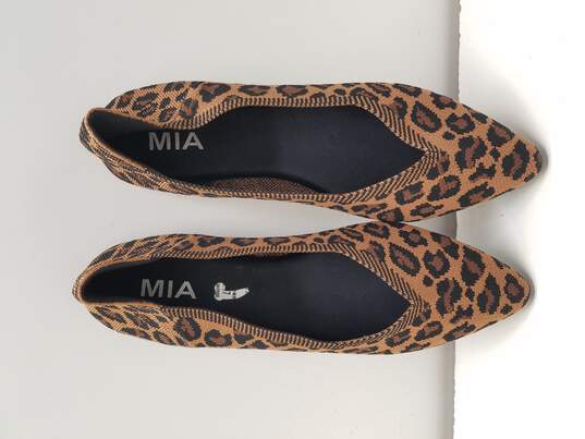 Mia Brown Leopard Print Flats Size 10 image number 6