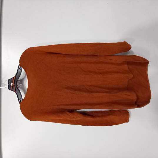 Women's Rust Long Sleeve Sweater Size S image number 2