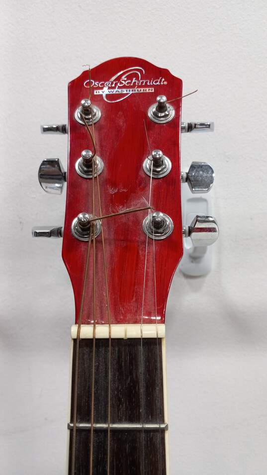 Oscar Schmidt by Washburn Electric Acoustic 6 String Guitar Model 0G21T TR image number 2