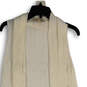 Womens White Regular Fit Long Sleeve Open Front Cardigan Sweater Size S image number 3
