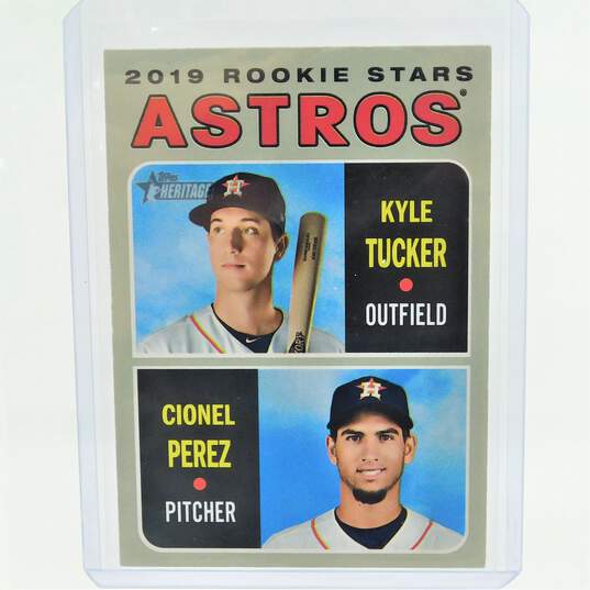2019 Kyle Tucker Topps Heritage Rookie Stars Houston Astros image number 1