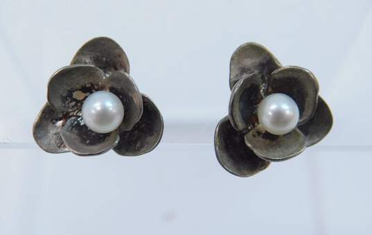 925 Sterling Silver Agate & Pearl Jewelry image number 4