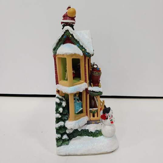 The Bradford Exchange Disney Twas The Night Before Christmas Illuminated Story House image number 2