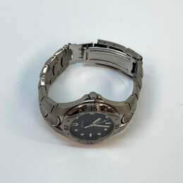 Designer Bulova Silver-Tone Marine Star Round Analog Quartz Bracelet Wristwatch alternative image