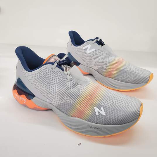 New Balance FuelCell Rebel Light Aluminum Vibrant Orange Sneakers Men's Size 15 image number 1