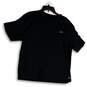 Mens Black Crew Neck Short Sleeve Regular Fit Pullover T-Shirt Size Large image number 1
