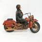 Folk Art-  Male Figure - Harley Davidson -14 Inch High Unbranded Vintage  Figural Statue image number 4