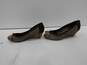 Lauren Ralph Lauren Women's Brown Surde Wedge Heel Slip On Shoes Size 11B image number 2
