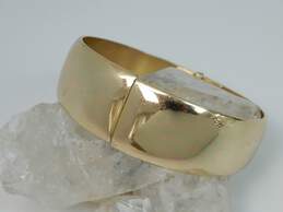 Vintage Whiting & Davis Gold Tone Hinged Bracelet 39.1g
