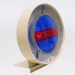Vintage Schlitz Lighted Beer Sign Clock alternative image