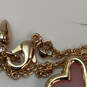 Designer Kendra Scott Gold-Tone Link Chain Heart Shape Charm Bracelet image number 4