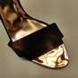 Ted Baker Abytah Ankle Strap Black Suede Sandal Pump Heels Shoes Size 37.5 image number 8