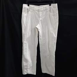 Columbia White Corduroy Pants Women's Size 14