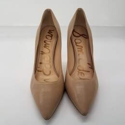 Sam Edelman Women's Hazel Beige Leather Pointed Toe Pumps Size 9.5 alternative image