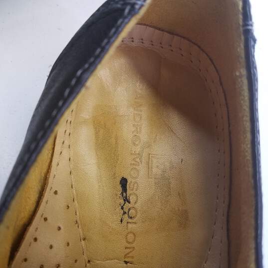 Sandro Moscoloni Black Leather Cap Toe Oxford Dress Shoes Men's Size 11.5 D image number 8