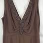 Adrianna Papell Women's Brown Mini Dress SZ 12P image number 2