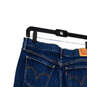 Womens Blue Denim Medium Wash Stretch Pockets Straight Jeans Size 6M 28x32 image number 4