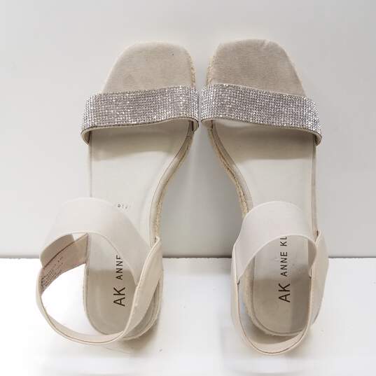 Ann Klein Natalia Women Sandals Ivory Size 8.5 image number 8