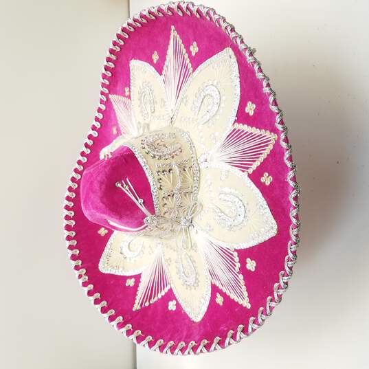 Unbranded Pink Mariachi Sombrero image number 6