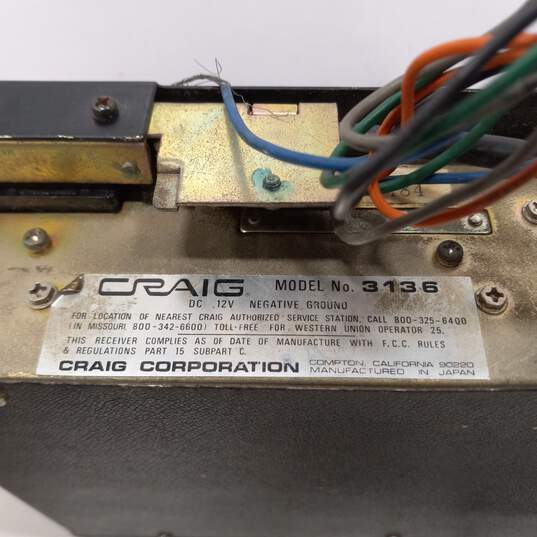 Vintage Craig Radio 8 Track Player Model No. 3136 image number 4