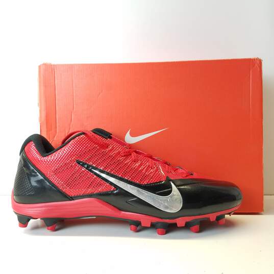Nike Alpha Pro TD Football Cleats Red Mens Size 13 image number 1