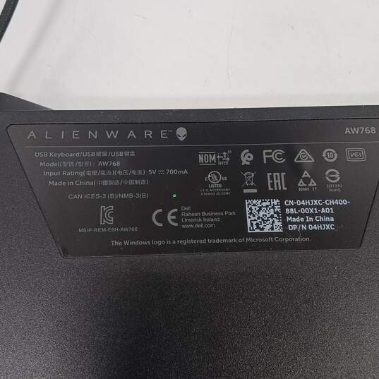 Gray Alienware USB Keyboard image number 4