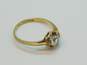Vintage 10K Yellow Gold Spinel Solitaire Ring 2.0g image number 1