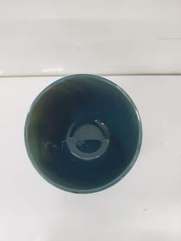 glassybaby skinny dip dark teal hand-blown glass candle holder alternative image