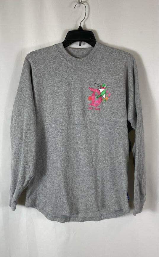 Disney Gray Long Sleeve - Size Small image number 1