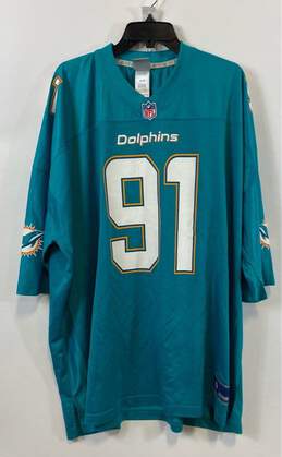 NFL Multicolor Dolphins #91 Jersey - Size 5XL alternative image