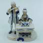 Vintage Capodimonte Victorian Couple Playing Music Porcelain Figurine image number 2
