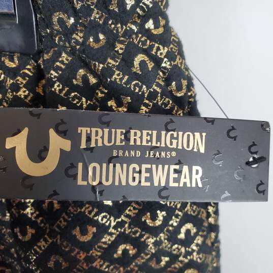 True Religion Men Black Loungewear Pants XL NWT image number 4