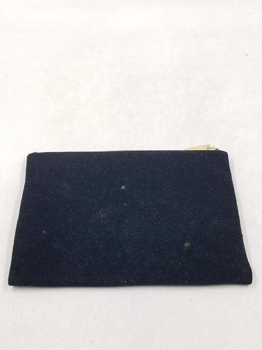 Authentic Gucci Beauty Black Velvet Cosmetic Pouch image number 2