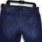 NWT Womens Blue Denim Medium Wash 5 Pocket Design Straight Jeans Size 12 image number 4