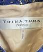 Trina Turk Women Blue Lace Sheath Dress Sz 4 image number 3