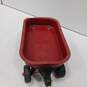 Vintage Red Metal Wagon with Handle image number 4