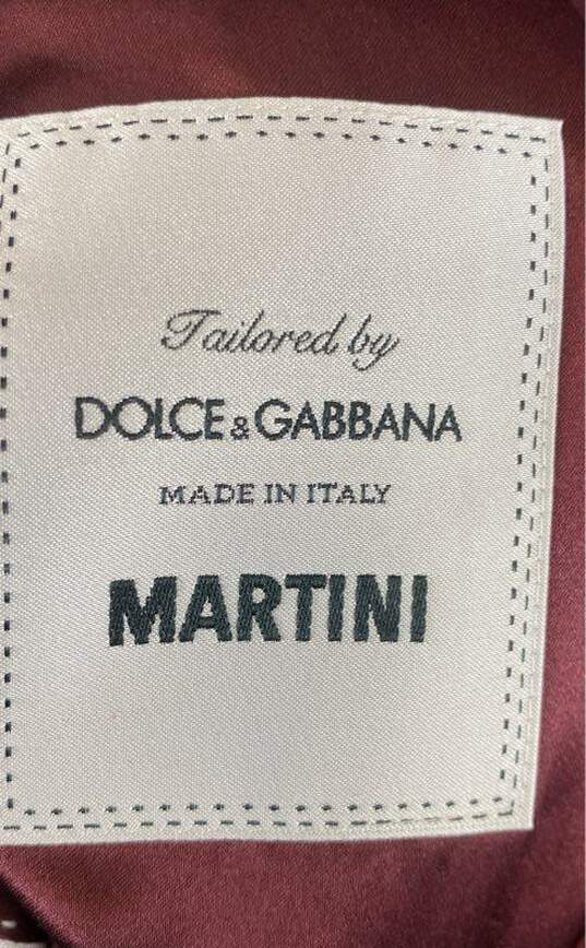 Dolce & Gabbana Men Burgundy Sport Coat Sz 54 image number 3
