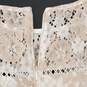 Adrianna Papell Women Ecru/Ivory Lace Dress Sz4 NWT image number 6