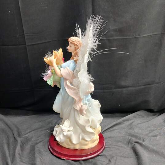 Eleco Angel Statue Figurine Fiber Optic Lights image number 4