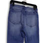Womens Blue Denim Medium Wash Pockets Embroidered Bootcut Leg Jeans Size 5 image number 4